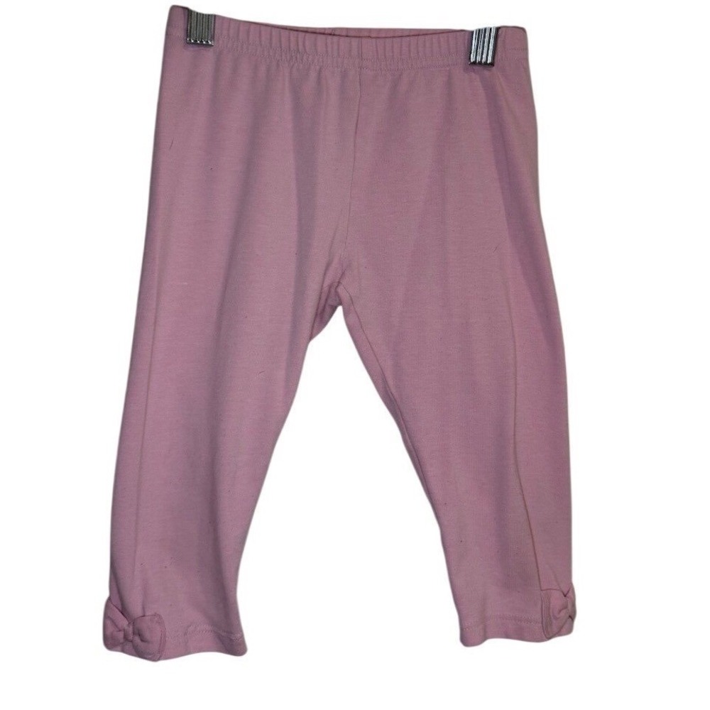 Jumping Beans Baby Toddler Girl Pink Bow Leggings Size 4T